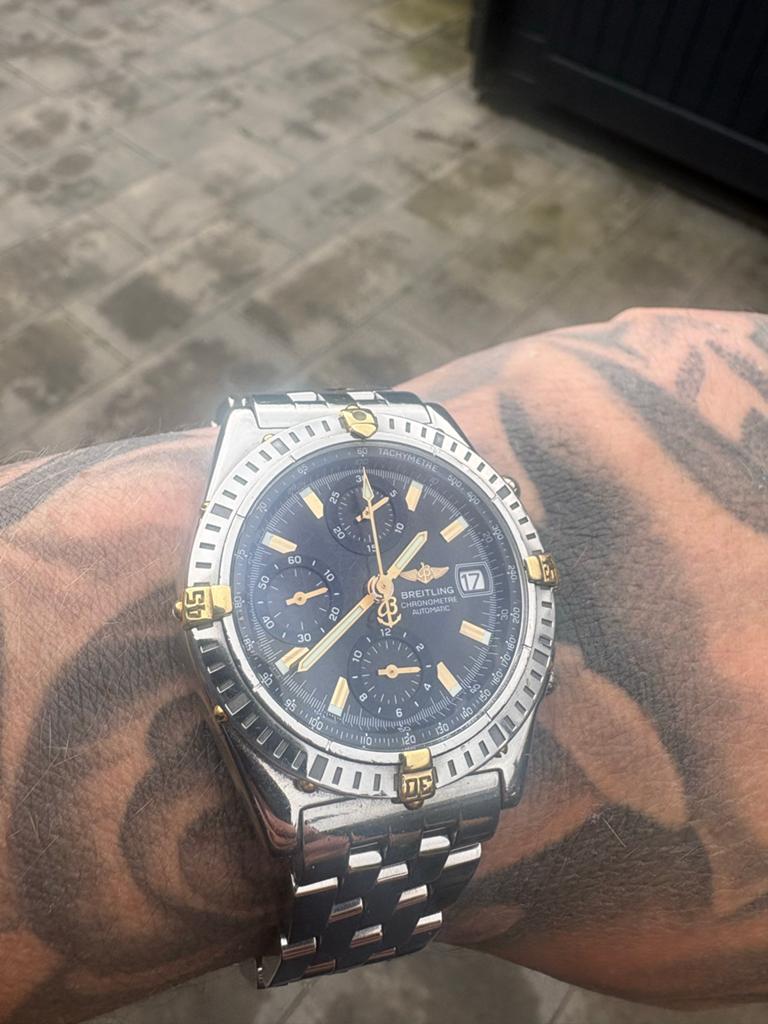 Breitling Chronomat 39, Gebruikt, Staal, Breitling, Polshorloge