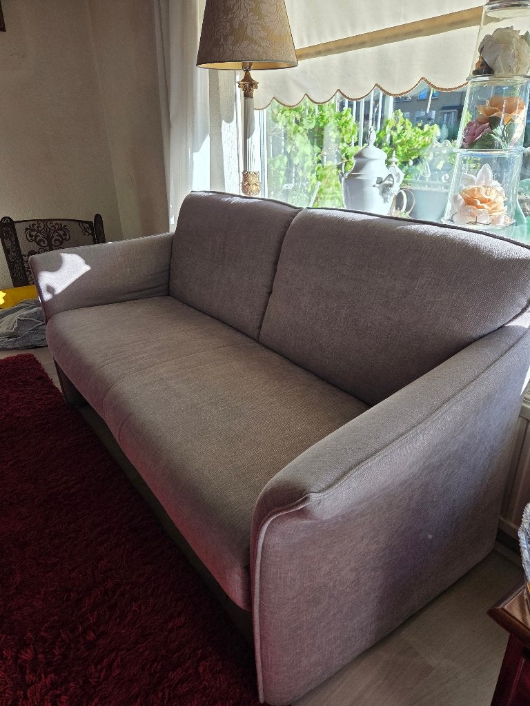 Grijze bank, Ophalen, Hout, Gebruikt, 150 tot 200 cm