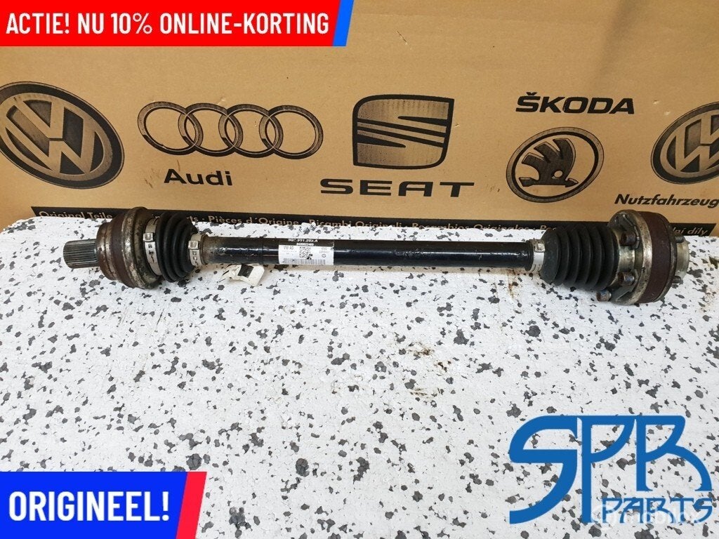 RS3 S3 8V GOLF 7 VII R20 Aandrijfas LINKS ACHTER 5Q0501203A, Audi, Gebruikt, Audi, Ophalen of Verzenden