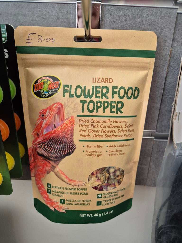 Flower food topper voor baardagaam, Dieren en Toebehoren, Ophalen, Nieuw