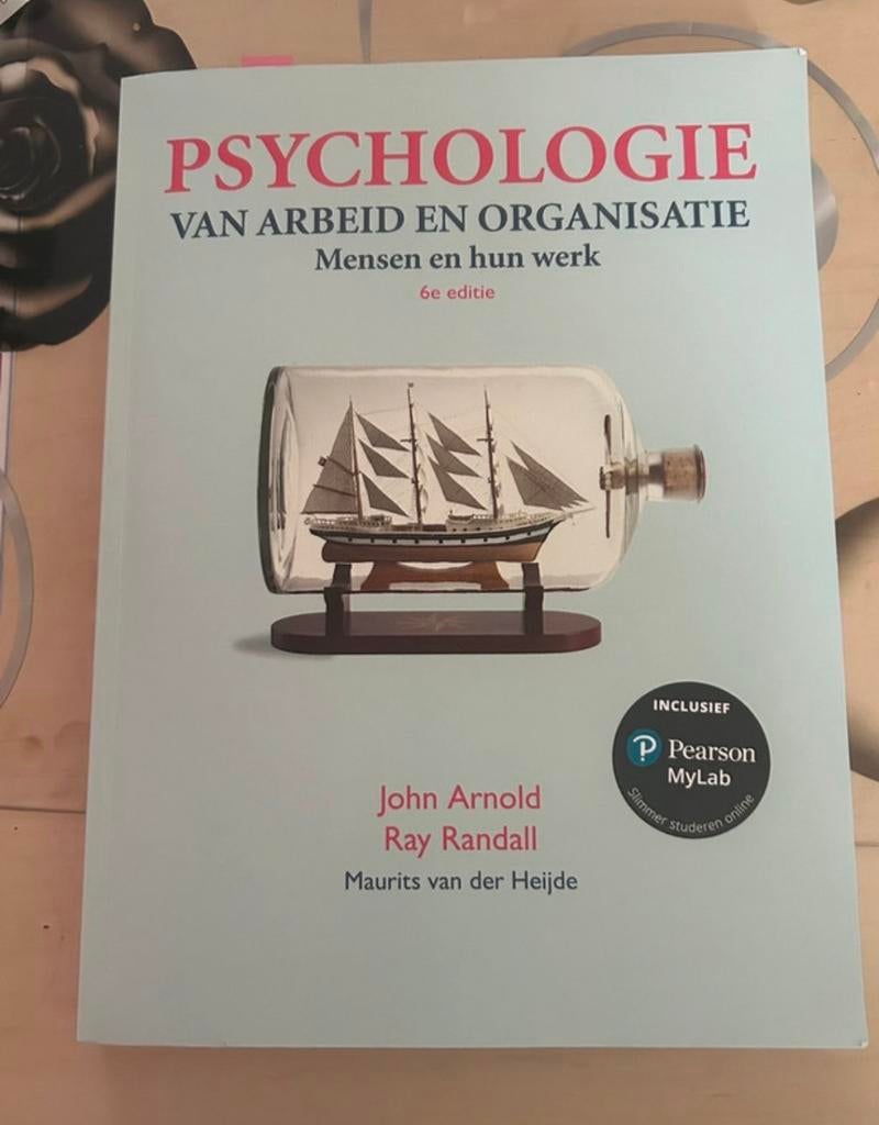 Psychologie van Arbeid en Organisatie - 6e editie, Ophalen of Verzenden, Zo goed als nieuw, Overige onderwerpen