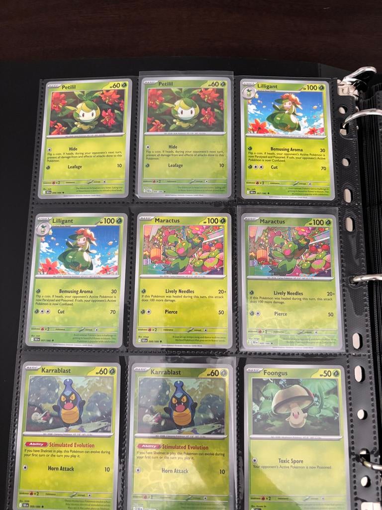 Pokémon Kaarten Collectie - blackbolt Base set, Ophalen of Verzenden, Gebruikt, Meerdere kaarten