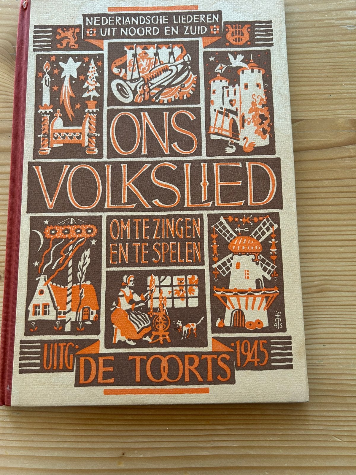 OUD BOEK ONS VOLKSLIED OM TE ZINGEN EN TE SPELEN, Ophalen of Verzenden