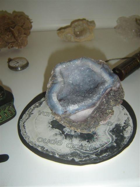 Te koop: Geode of Mexicaanse bol., Antiek en Kunst, Curiosa en Brocante, Ophalen
