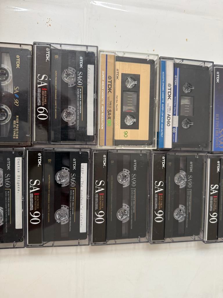 Z.G.A.N. TDK BANDJES 90 - Diverse Cassettebandjes, Tdk, Overige genres, Ophalen of Verzenden, Zo goed als nieuw