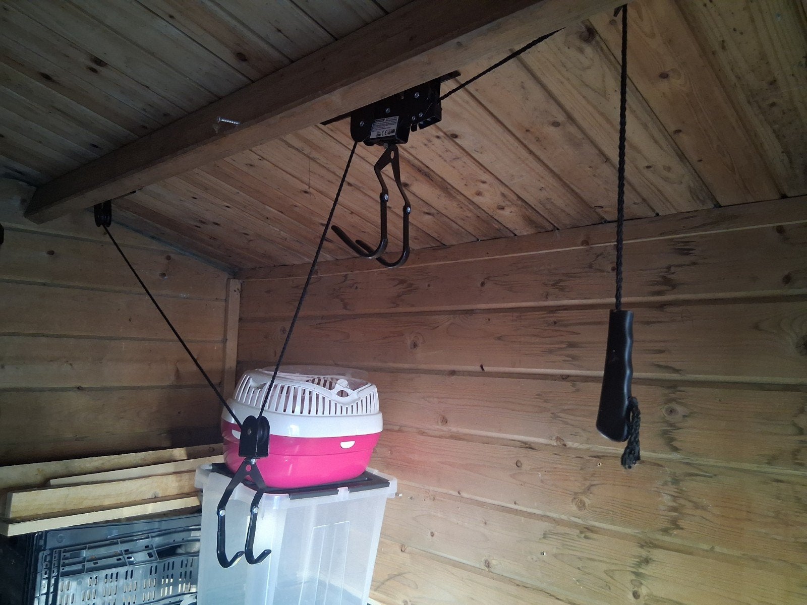 Plafond fietslift / ophangbeugel voor de fiets, Fietsen en Brommers, Ophalen of Verzenden, Zo goed als nieuw, Onbekend