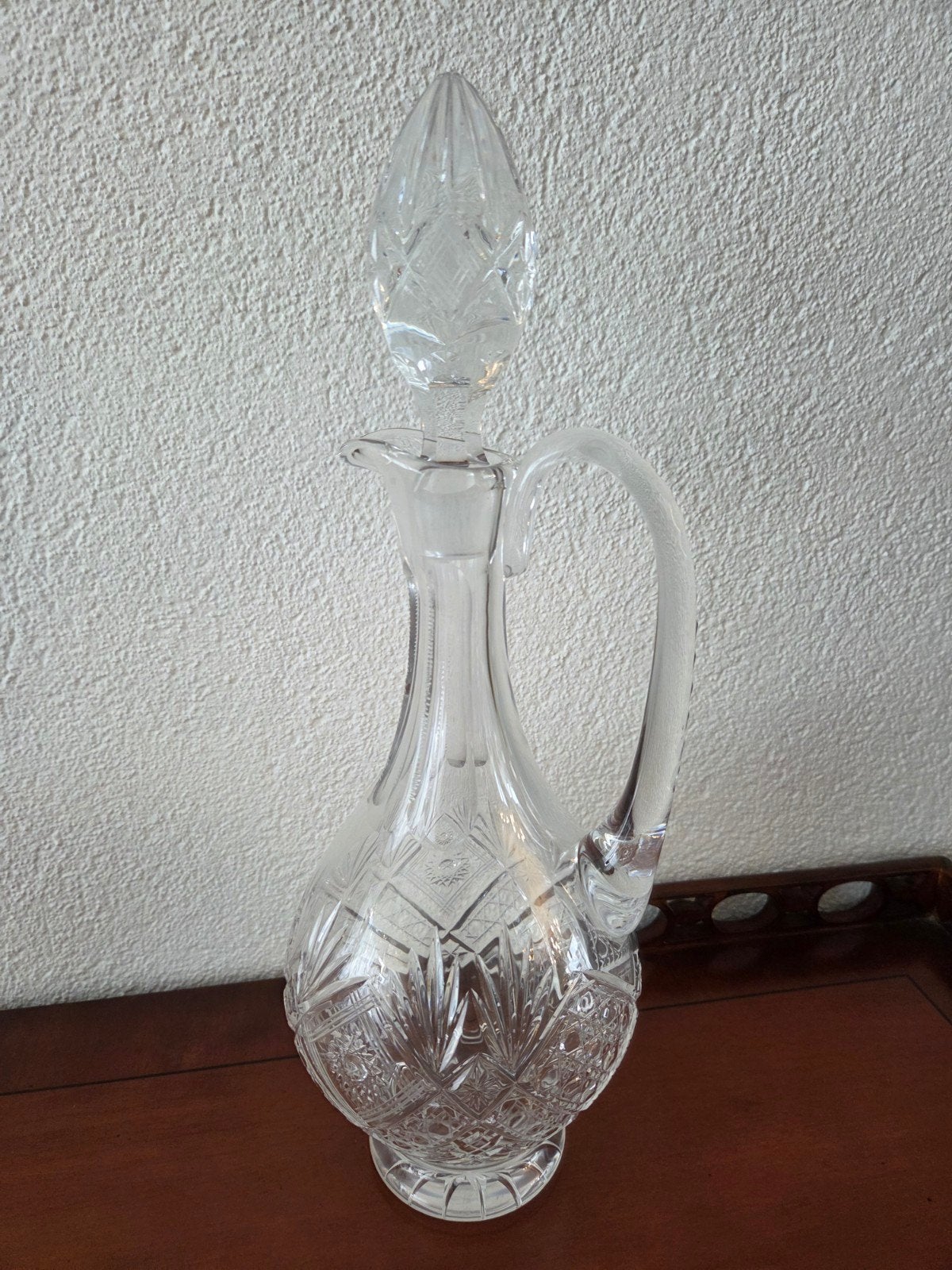 Kristallen vaas, handgeslepen, 40 cm hoog, Ophalen