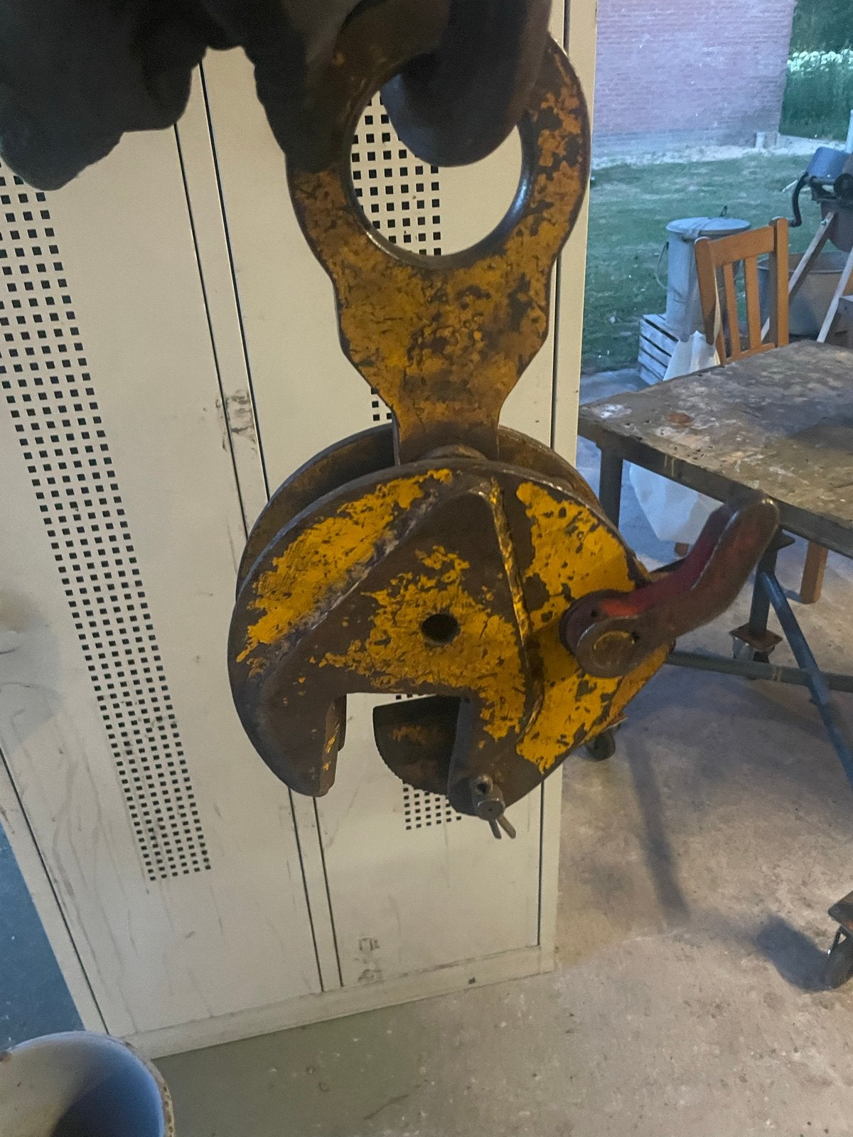 Robuuste Terrier Platenklem - 4 Ton Hefvermogen, Ophalen, Gebruikt, Handmatig