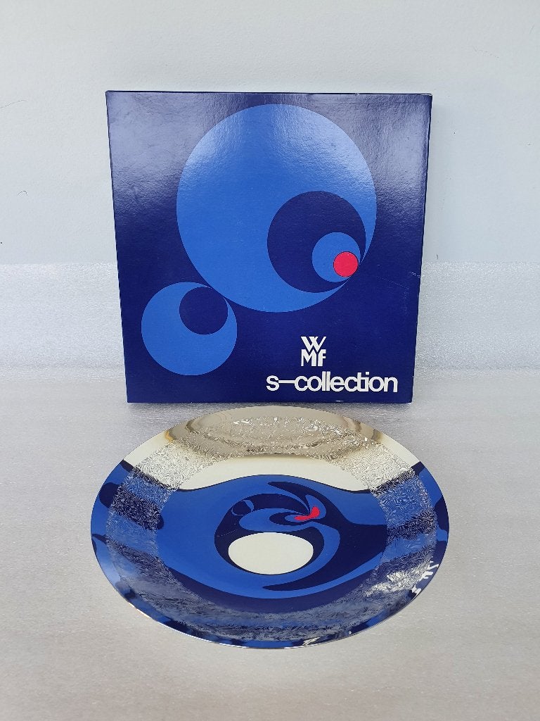 Vintage WMF schaal uit S-Collection, Gebruikt, Schaal, Rond, Ophalen of Verzenden