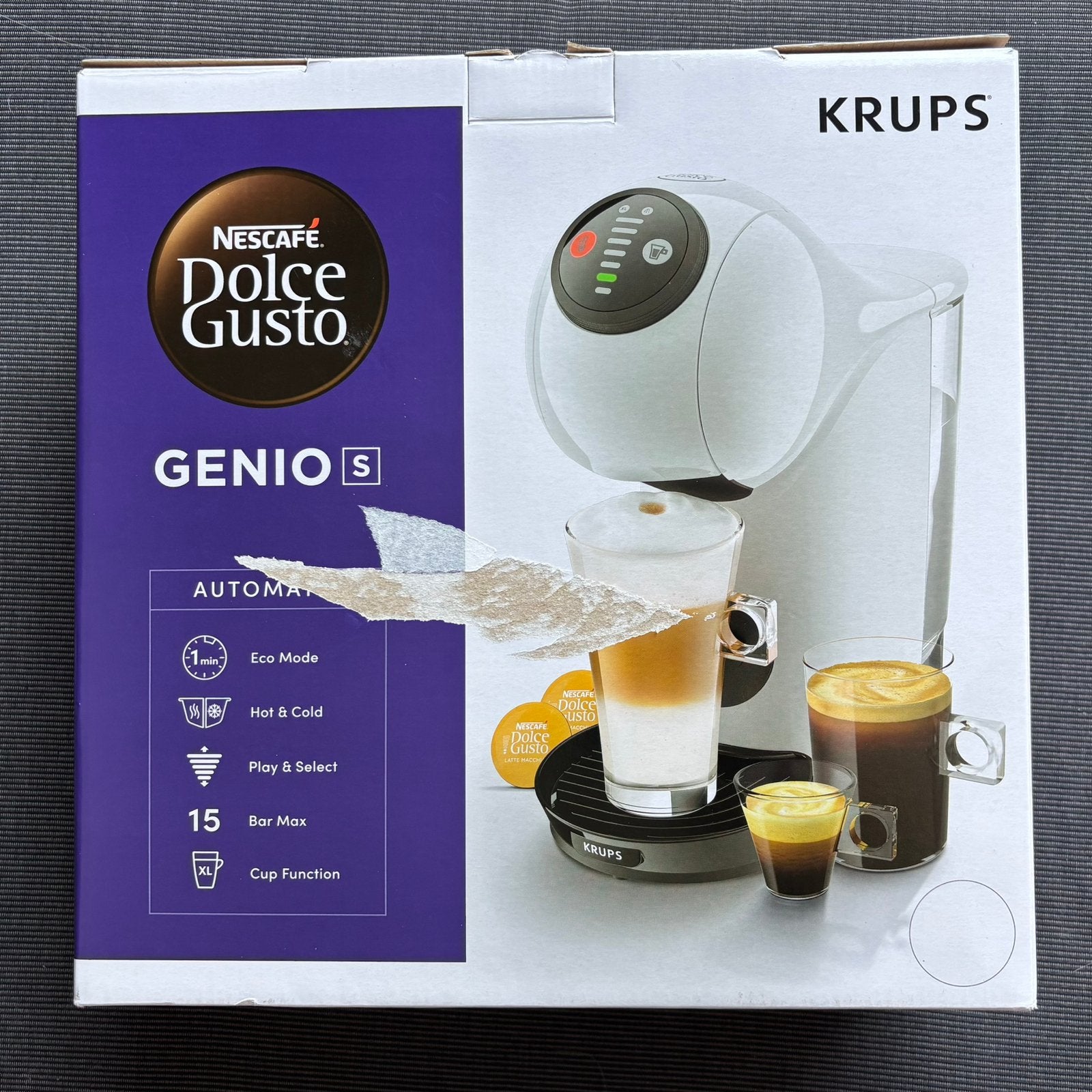 Krups Nescafe Dolce Gusto Genio S Wit Automatic Nieuw, Witgoed en Apparatuur, Koffiezetapparaten, Ophalen, Afneembaar waterreservoir