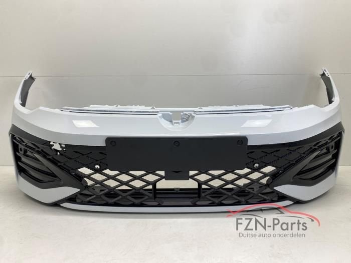 VW Golf 8 5H R-Line Facelift Voorbumper LC9A 4PDC (5H0807221, Ophalen of Verzenden, Gebruikt, Voor, Bumper