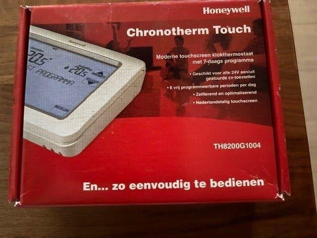 Honeywell Chronoterm Touch Kamerthermostaat, Doe-het-zelf en Verbouw, Thermostaten, Ophalen of Verzenden, Zo goed als nieuw