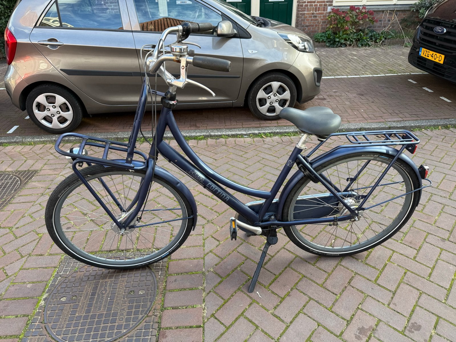 Cortina U4 Familiefiets - Ideaal voor het hele gezin!, Fietsen en Brommers, Versnellingen, Zo goed als nieuw, 50 tot 53 cm, Trommelrem