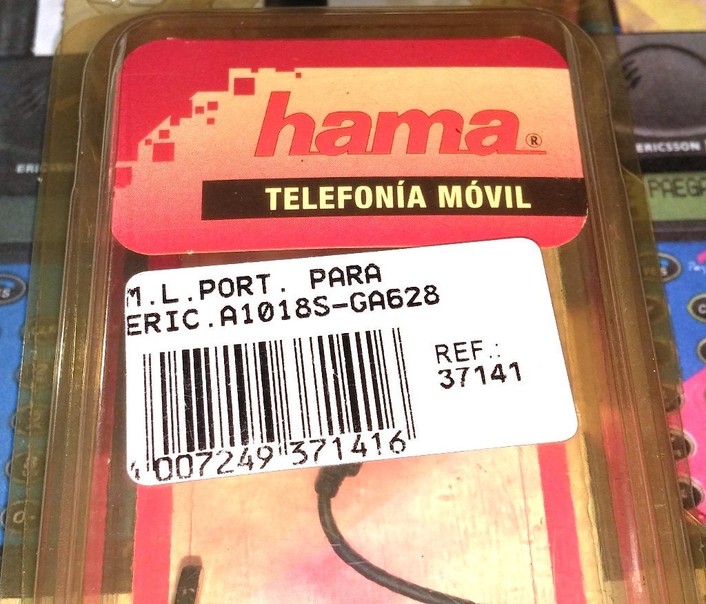 Hama Ericsson Portable Basic Hands Free Kit A1018S GA628 T10, Zwart, In gehoorgang (in-ear), Overige merken, Nieuw