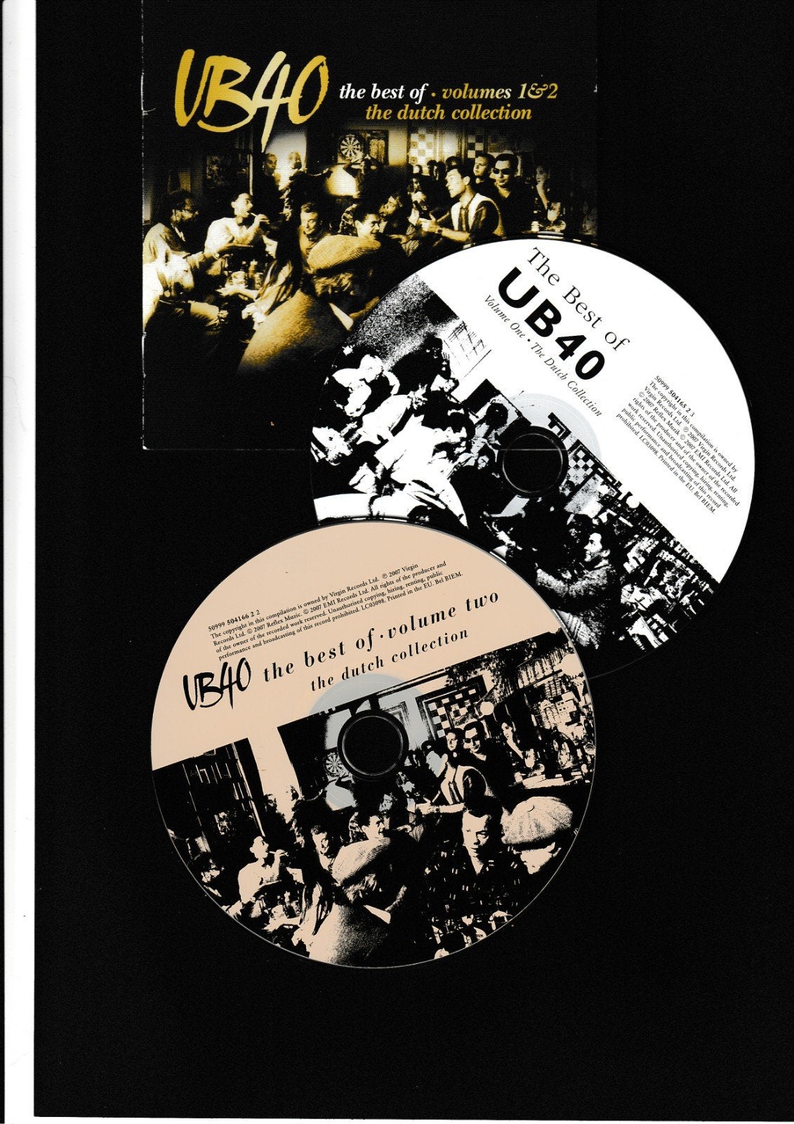 UB40 - The Best Of Volumes 1 & 2 The Dutch Collection CD, Pop, Ophalen of Verzenden, Zo goed als nieuw, Inclusief boekje