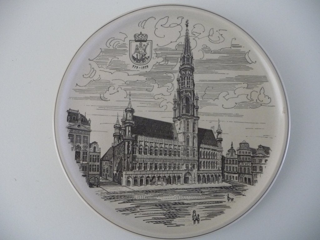 wandbord RAADHUIS BRUSSEL - BRUXELLES Millennium, Ophalen of Verzenden