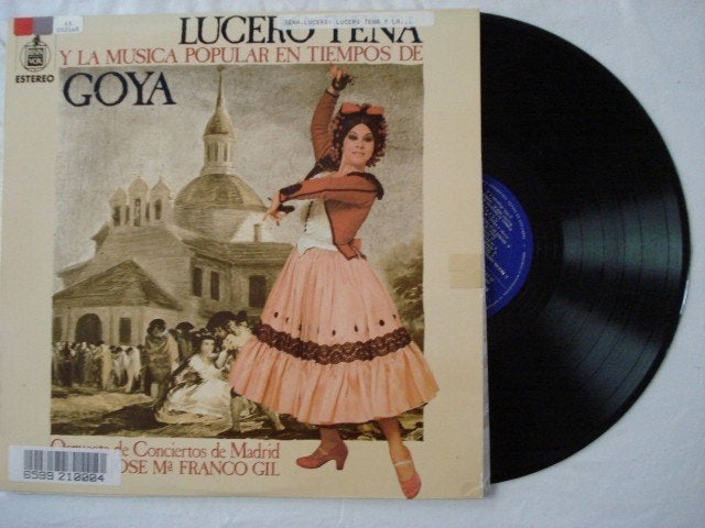 Lucero Tena - Y la musica popular en tiempos de goya, LP, Gebruikt, Ophalen of Verzenden, 12 inch