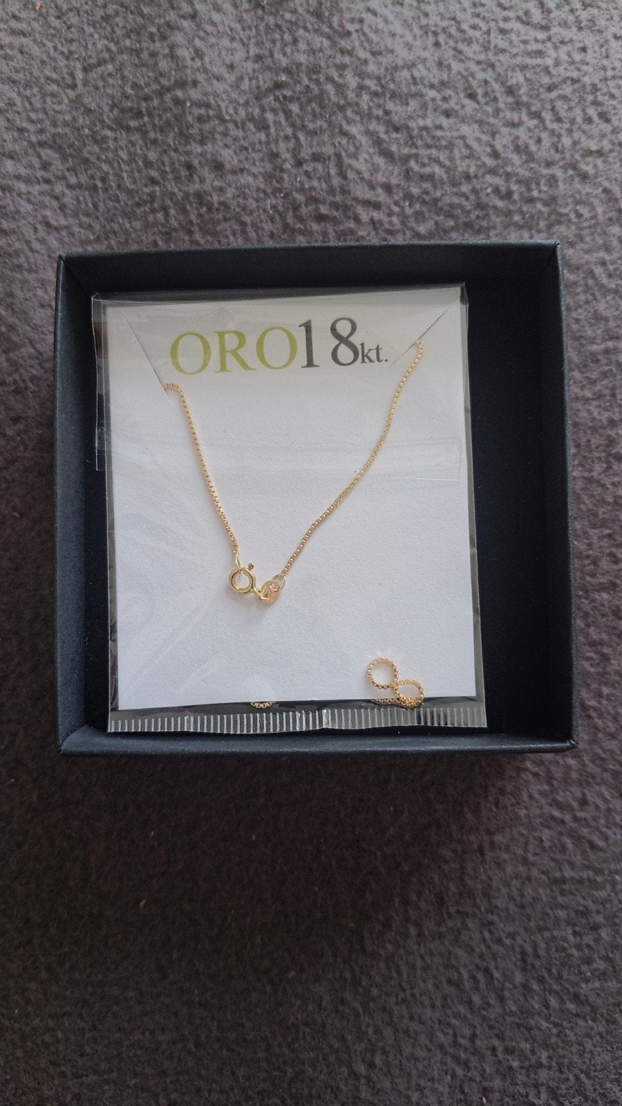 Nieuwe ORO 18kt Gouden Ketting - Fijn en Elegant, Ophalen of Verzenden, Nieuw, Goud, Goud