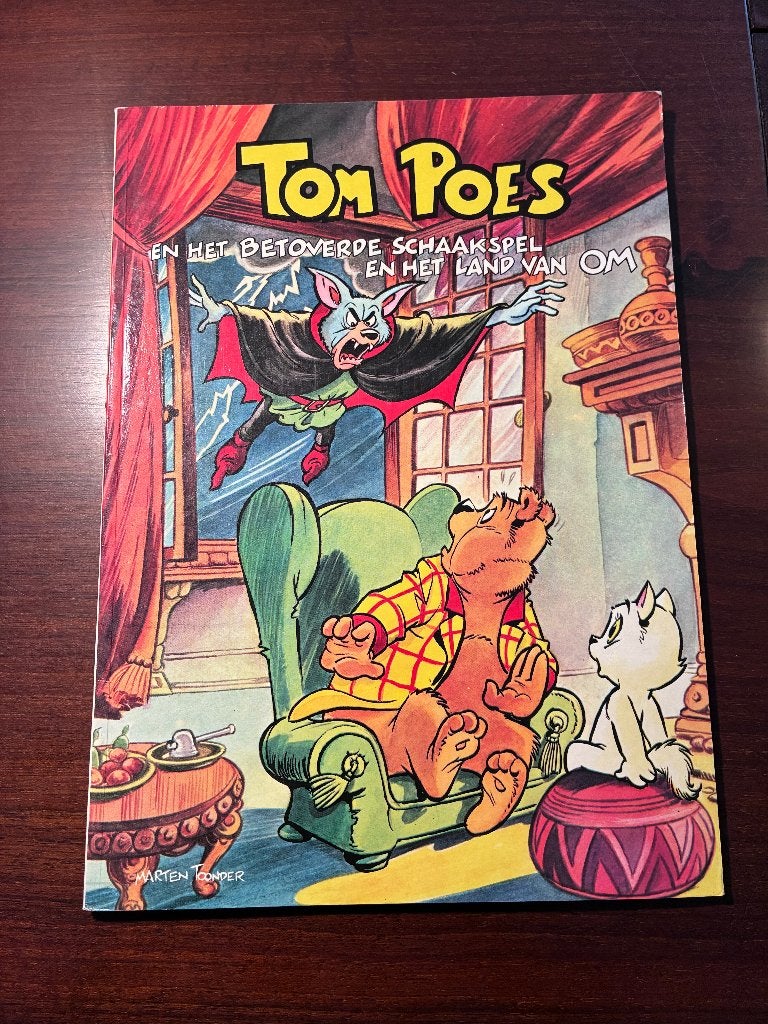 Strip - Tom Poes en het betoverde schaakspel, Eén stripboek, Ophalen of Verzenden, Gelezen, Marten Toonder