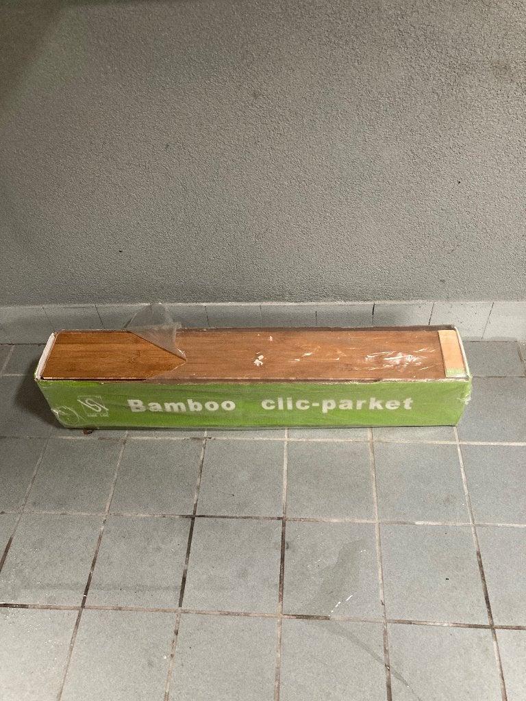 Click laminaat bamboe een pak, Ophalen, Nieuw, Beige, Bamboe