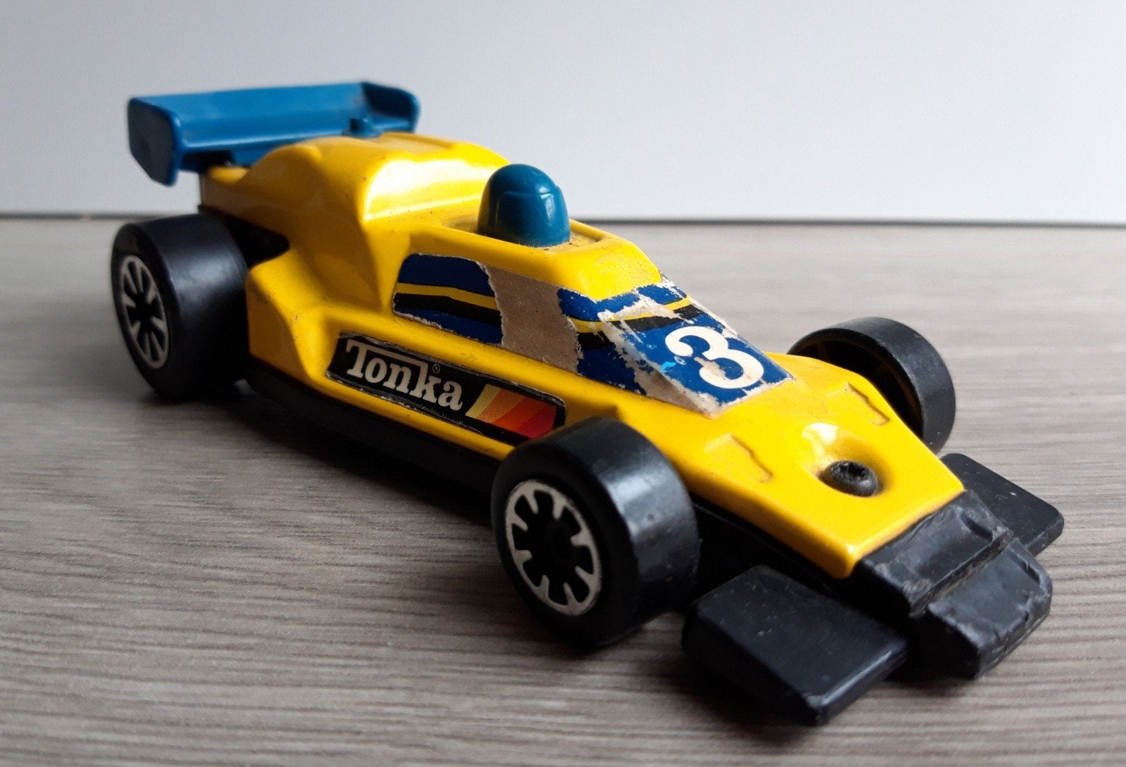 Vintage Tonka Formule 1 Race Car - Geel, Verzamelen, Ophalen of Verzenden, Gebruikt