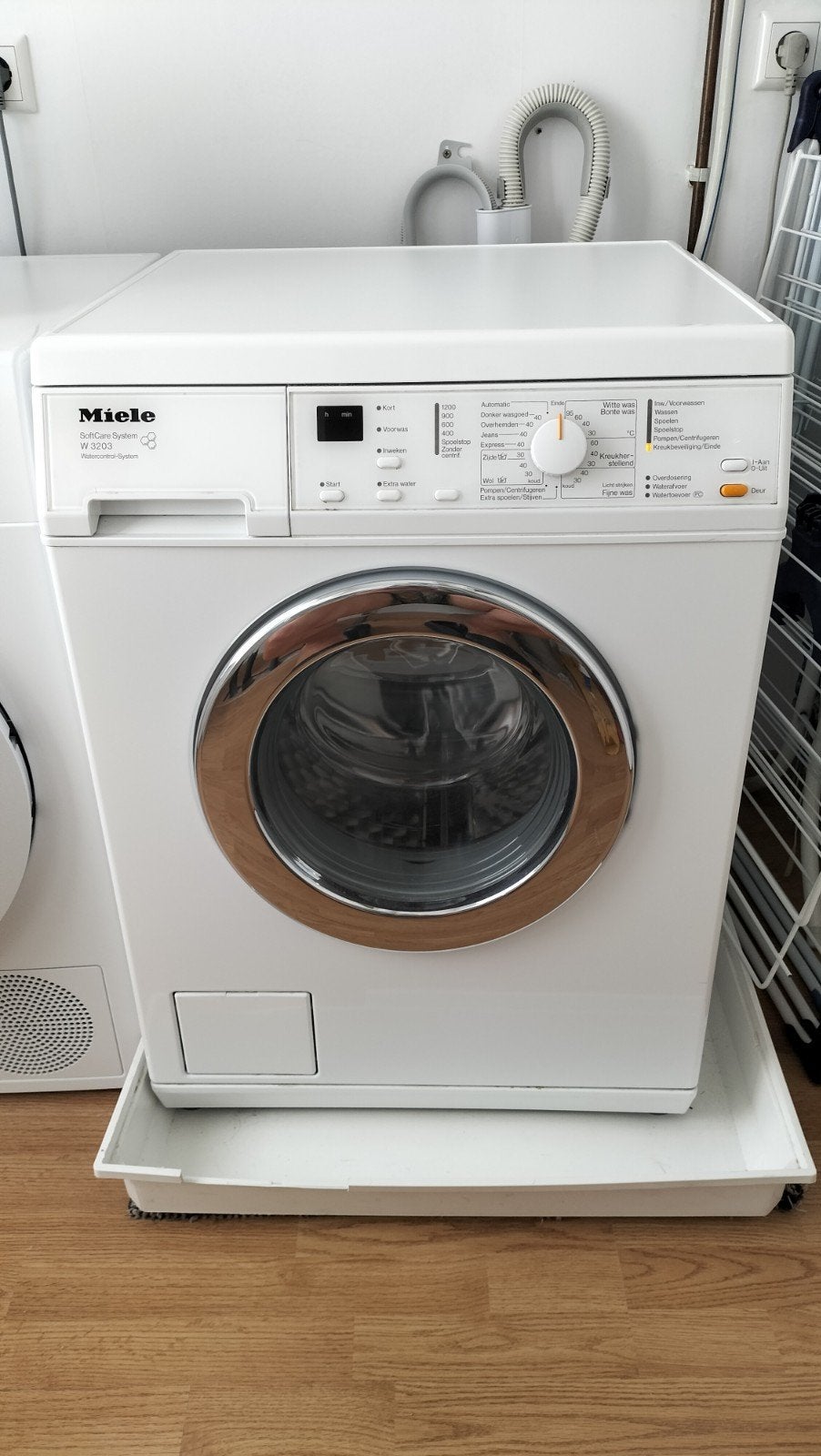 wasmachine Miele W 3204 SoftCare System, Ophalen, Gebruikt, Wolwasprogramma, Voorlader