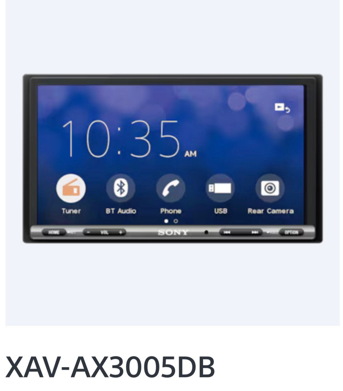 SONY XAV-AX3005DB DAB+ Autoradio, Ophalen