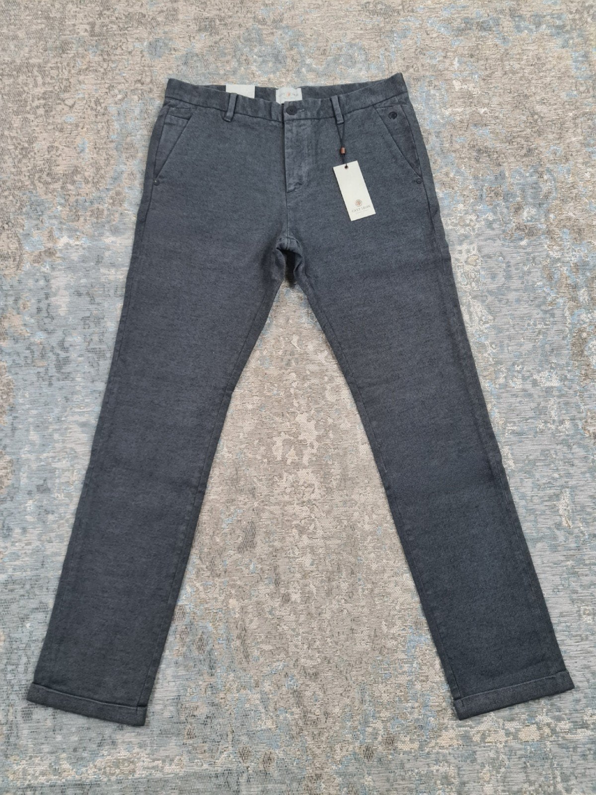 Cast Iron Chino RISER W33 L32 NIEUW Slim STRETCH Bronno3332, Maat 52/54 (L), New Yorkstraat 50, 1175 RD Lijnden, Just Brands B.V.