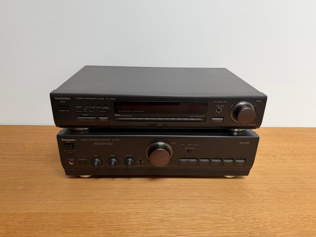 Technics SU-A700 versterker + ST-GT650 tuner (HiFi set), Overige merken, Tuner of Radio, Zo goed als nieuw, Losse componenten