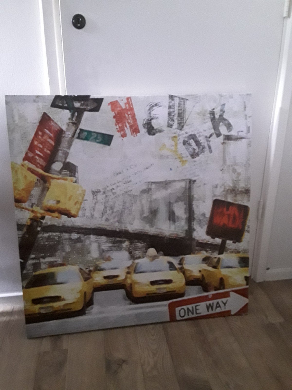 Groot schilderij, Huis en Inrichting, Ophalen, 125 cm of meer, Schilderij