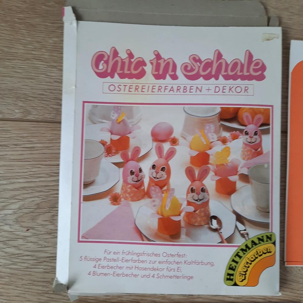 Heitmann Chic in Schale Paaseieren versieren retro vintage, Ophalen of Verzenden, Nieuw