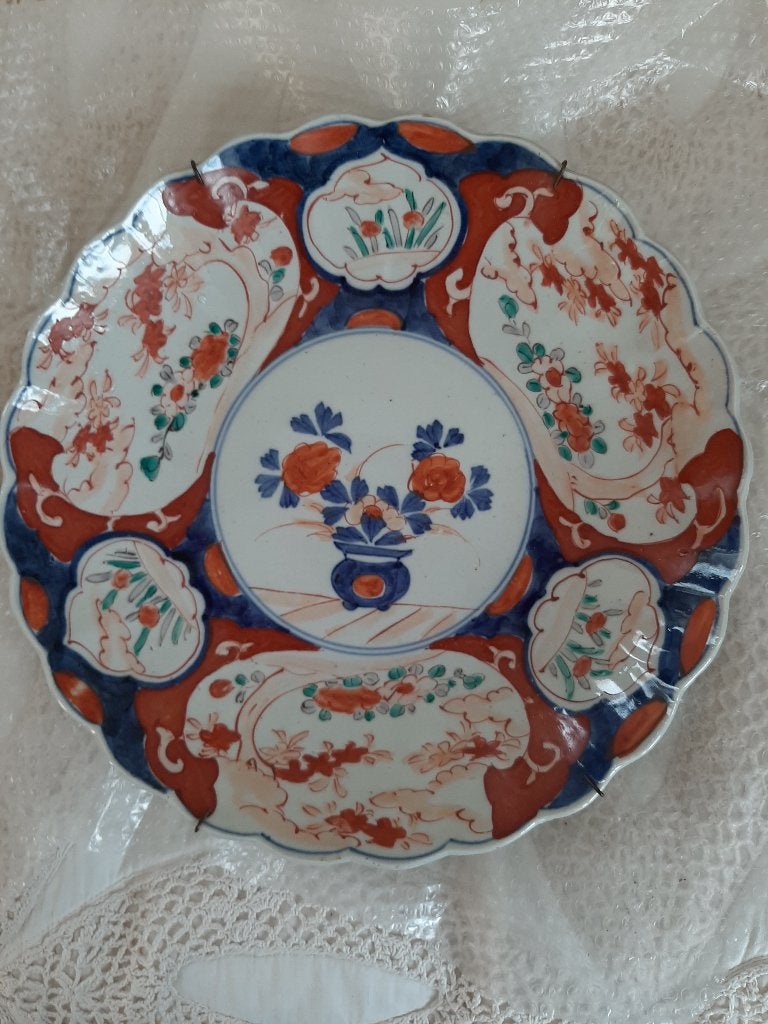 Japans Imari antiek bord 30 cm doorsnee, Ophalen of Verzenden
