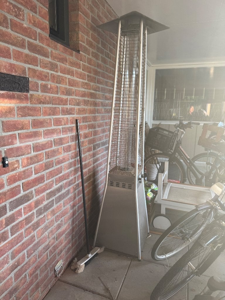 Terras  verwarming, Tuin en Terras, Terrasverwarmers, Ophalen, Gebruikt, Gas, Vloer
