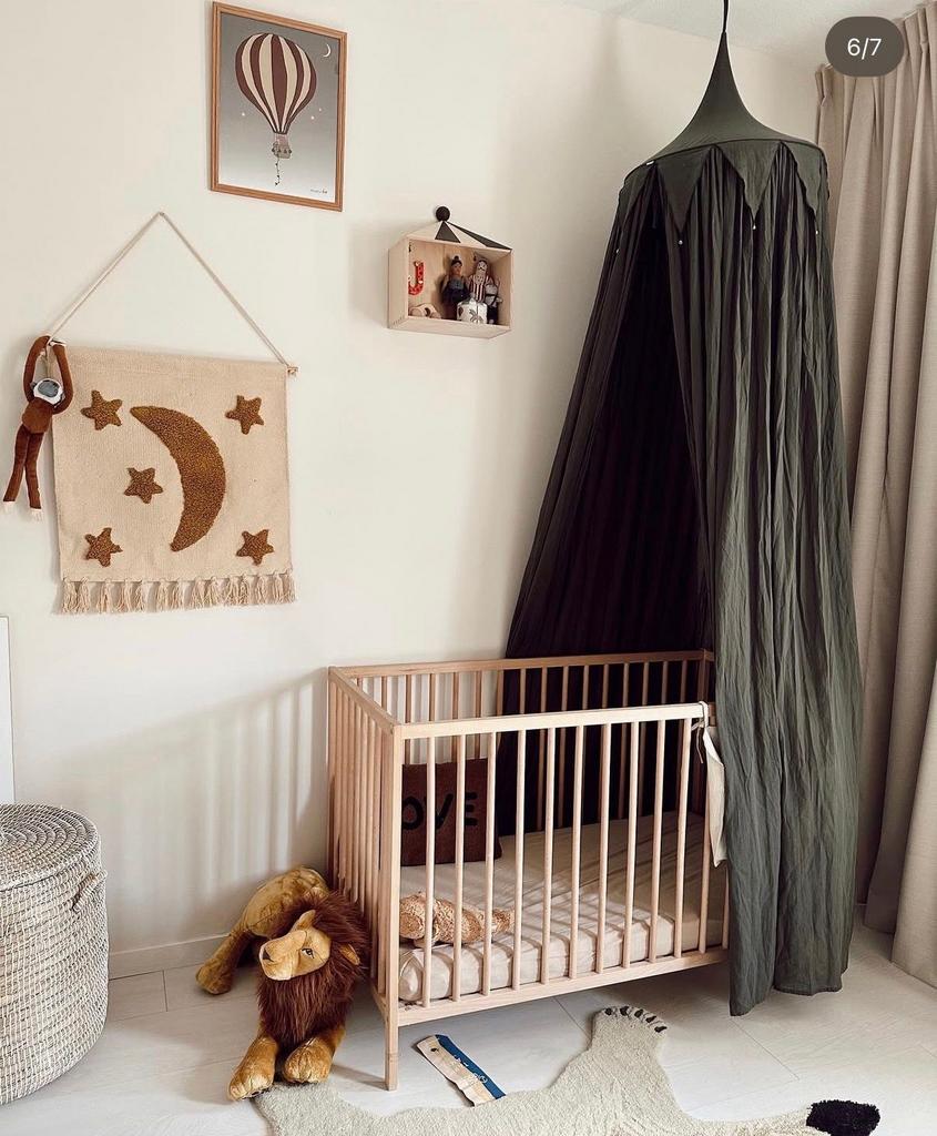 Numero 74 Bedhemel - Dark Green, Kinderen en Baby's, Kinderkamer | Inrichting en Decoratie, Ophalen, Zo goed als nieuw, Klamboe