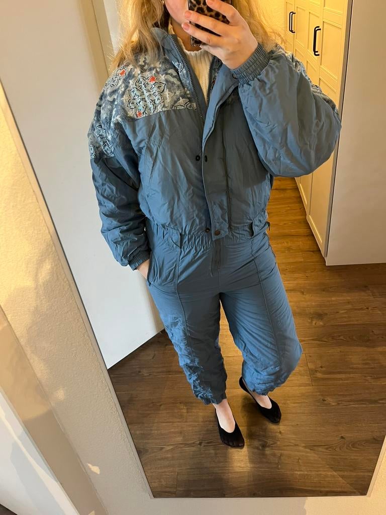 Fout vintage retro skipak maat 38, Ophalen of Verzenden, Gedragen, Maat 38/40 (M), Pak