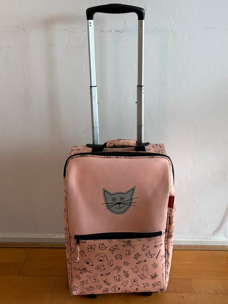 Reis trolley meisje, Ophalen, Hard kunststof, Minder dan 50 cm, Zo goed als nieuw