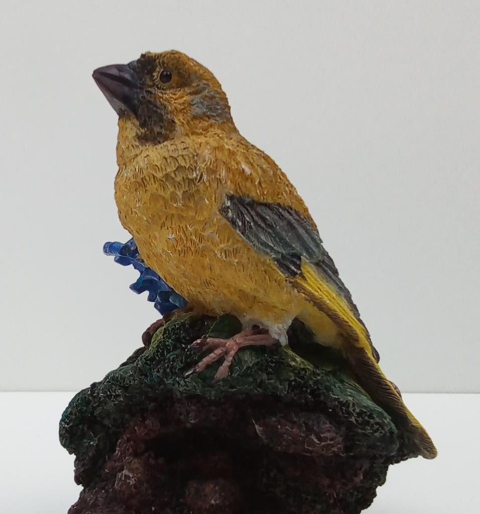 De Groenling - Vogel Beeldje - Eaglemoss, Verzamelen, Dierenverzamelingen, Zo goed als nieuw, Beeldje of Figuurtje, Vogel, Ophalen of Verzenden