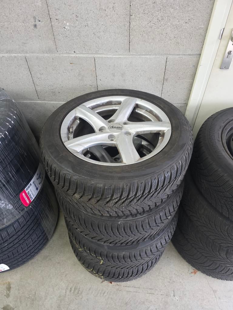 winterbanden mercedes A klasse B klasse 5x112, Auto-onderdelen, Banden en Velgen, Banden en Velgen, Winterbanden, 16 inch, 205 mm