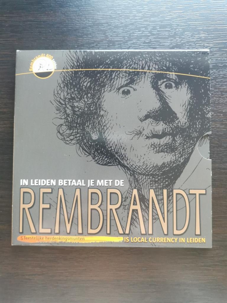 Rembrandt Herdenkingsmunten Set - Leiden, Postzegels en Munten, Munten | Nederland, Ophalen of Verzenden, Euro's, Setje