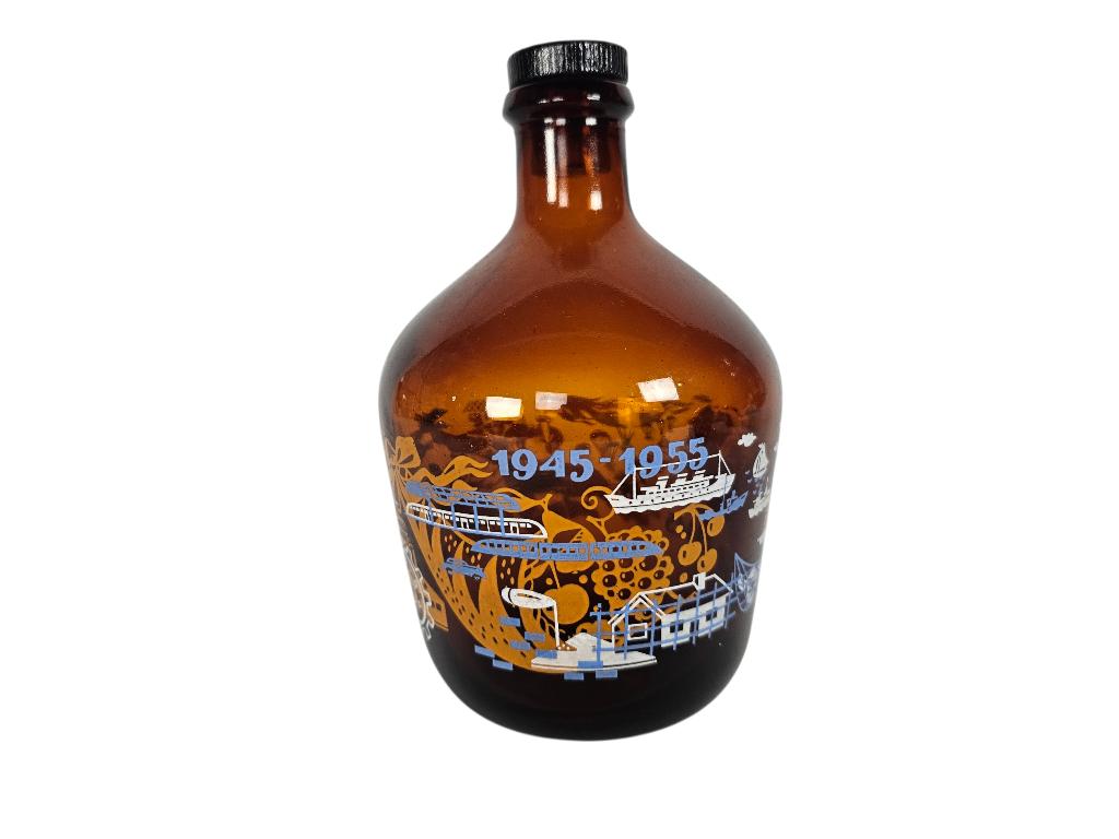 Glasfabriek Leerdam - Bevrijdingsfles -  glas - 1955, Antiek en Kunst, Ophalen of Verzenden
