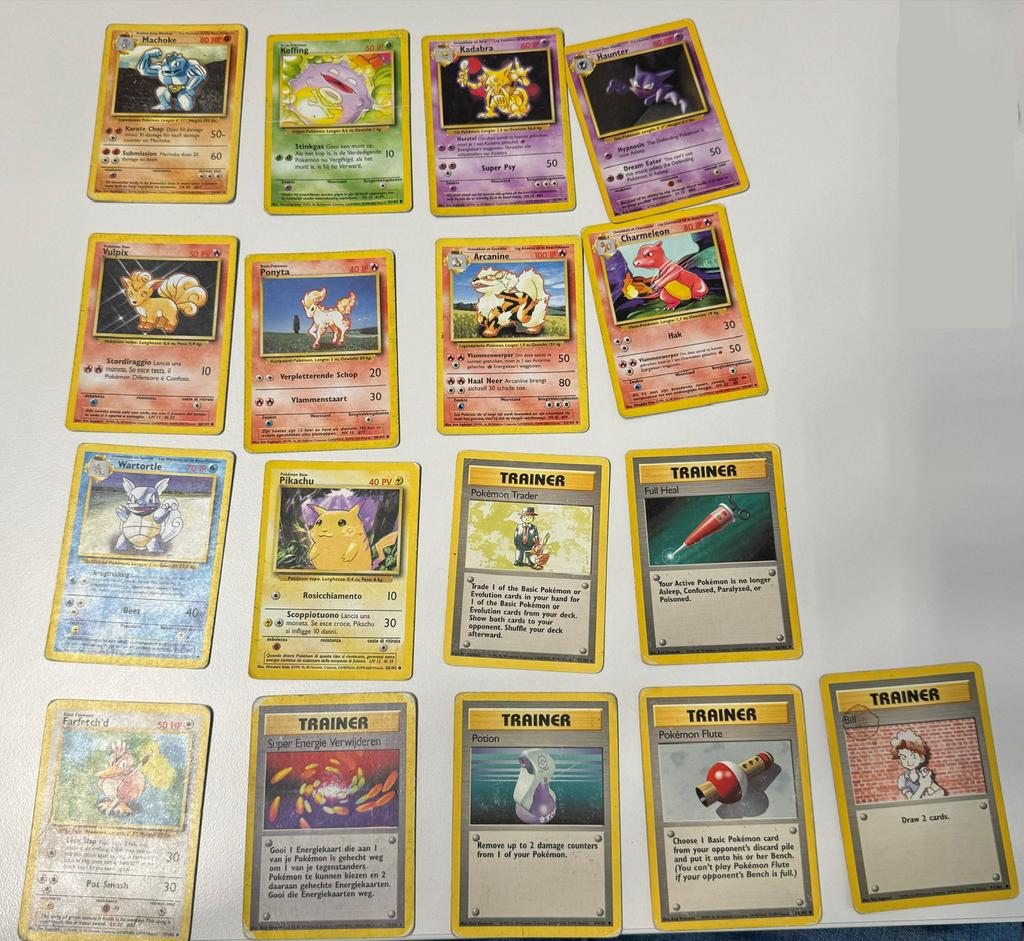 Pokémon Kaarten Verzameling - 15 stuks, Ophalen, Gebruikt, Meerdere kaarten