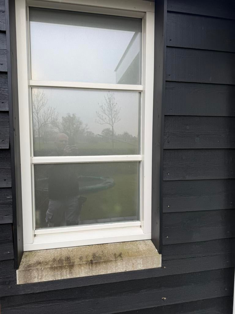 Kozijn met isolatieglas, incl. onderdorpel en vensterbank, Raamkozijn, Zo goed als nieuw, Minder dan 75 cm, Hout