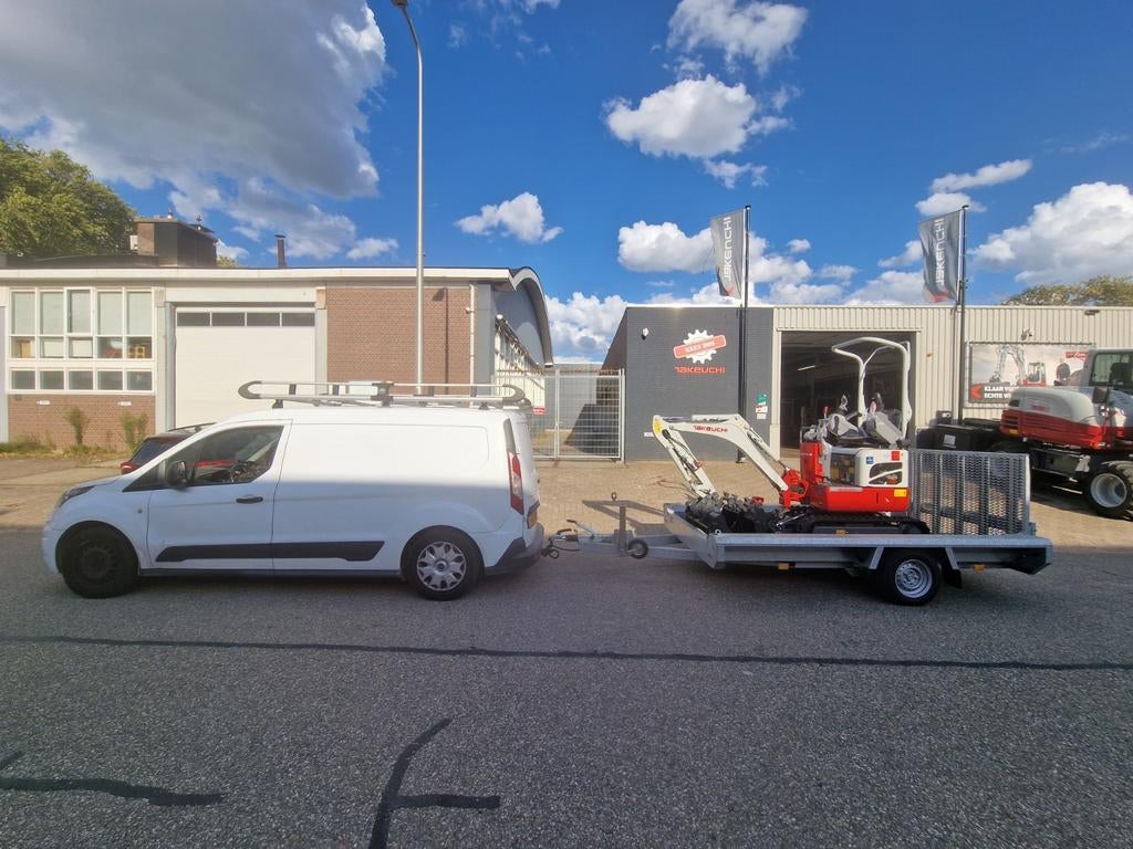 Mini kraan 1 ton te huur – snelwissel & transport, Diensten en Vakmensen, Verhuur | Gereedschap en Machines