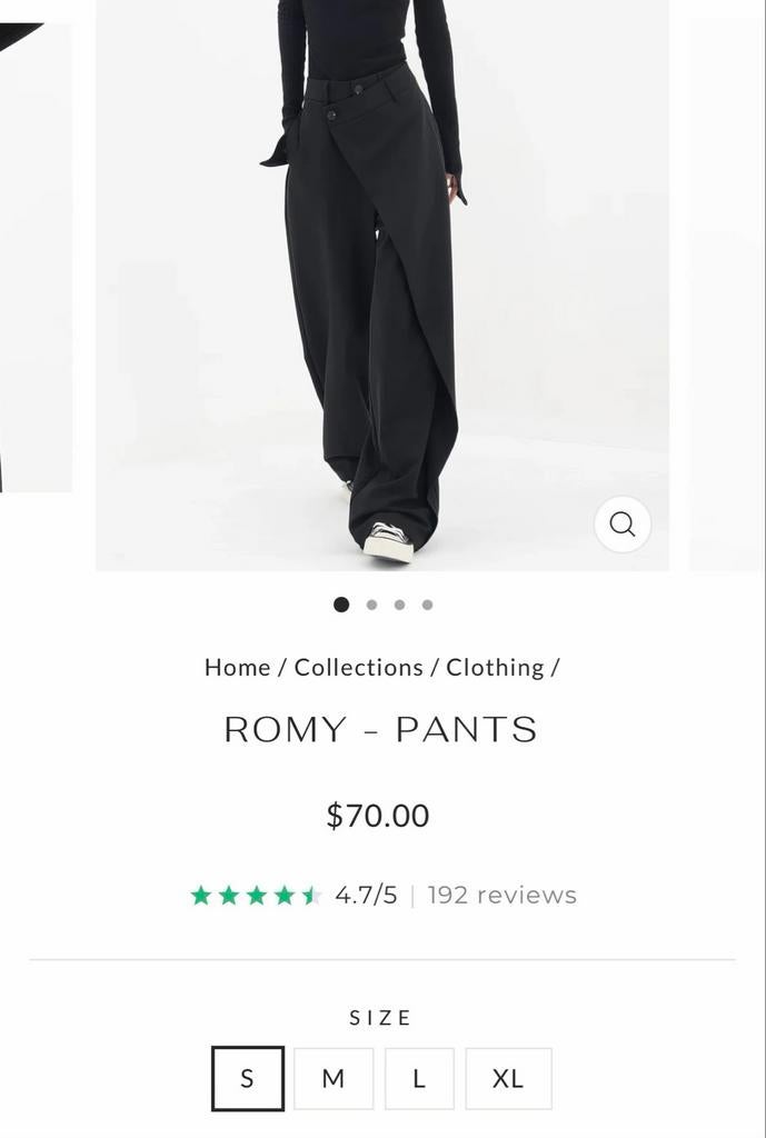 Trendy romy pants, Zwart, Nieuw, Ophalen of Verzenden, Maat 36 (S)