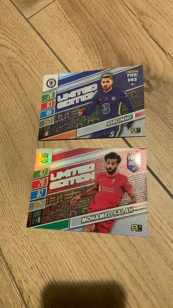 2 zeldzame panini limited edition xxl kaarten, Ophalen of Verzenden, Zo goed als nieuw, Buitenlandse clubs, Poster, Plaatje of Sticker