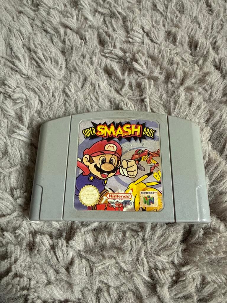 Super Smash Bros. - Nintendo 64 - Mario, Gebruikt, Vechten, Eén computer, Ophalen of Verzenden