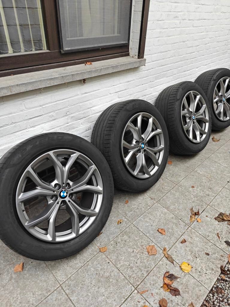 Originele bmw X5-X6 G05,G06 styling 735 19inch zomerset, Auto-onderdelen, Banden en Velgen, Gebruikt, 265 mm, Banden en Velgen