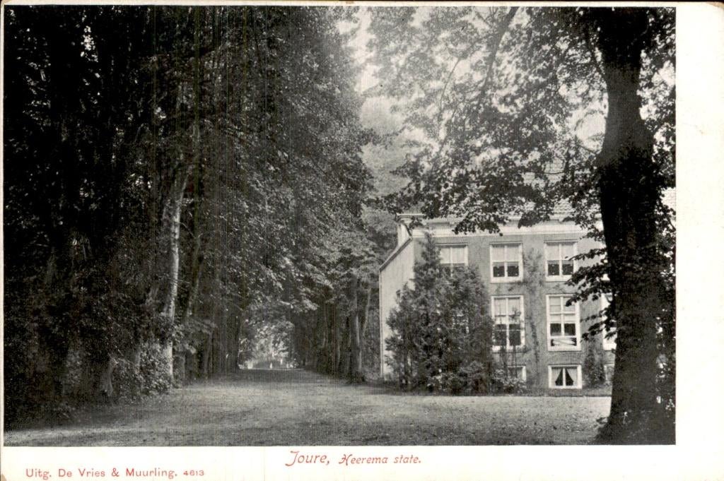 Joure- Heerema state, Verzamelen, Ophalen of Verzenden, Voor 1920, Gelopen, Friesland