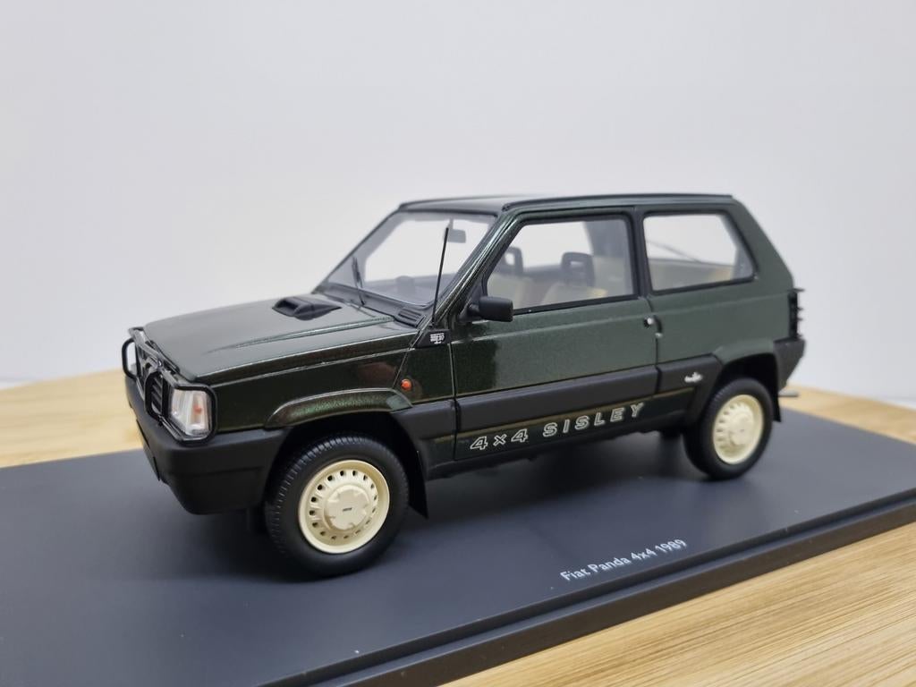 Schuco Fiat Panda 4x4 Sisley 1989 Groen 1:18, Hobby en Vrije tijd, Modelauto's | 1:18, Overige merken, Auto, Nieuw, Ophalen of Verzenden