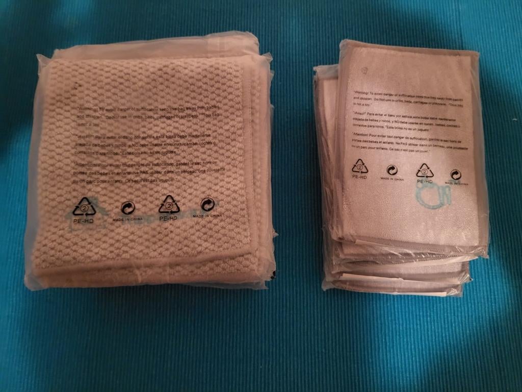 Diverse Tupperware Microvezel doekjes - Nieuw in verpakking, Ophalen of Verzenden, Nieuw, Grijs, Overige typen